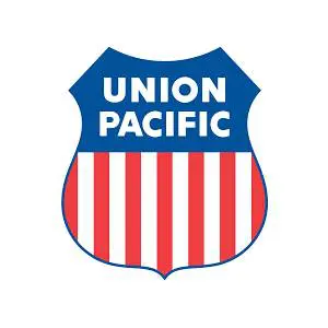 A union pacific logo is shown.